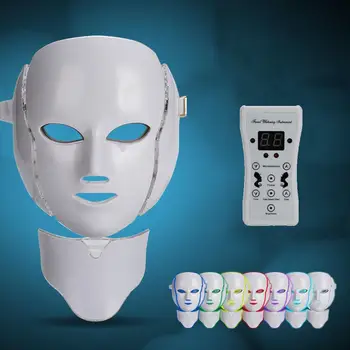 LED Light Face Neck Mask Skin Whitening Anti-acne Spot-fading Beauty Instrument Safe micro current design can makethe chin lines
LED Light Face Neck Mask Skin Whitening Anti-acne Spot-fading Beauty Instrument Safe micro current design can makethe chin lines