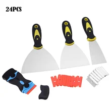 24pcs Handmade Tools Scraper Utility Practical Floor Cleaner Tile Cleaner Surface Glue Residual Shovel Kits
24pcs Handmade Tools Scraper Utility Practical Floor Cleaner Tile Cleaner Surface Glue Residual Shovel Kits