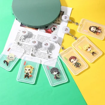 Anime Demon Slayer Kimetsu no Yaiba Kamado Tanjirou Nezuko Retractable Drawstring Card Sleeve Bus Card Cover
Anime Demon Slayer Kimetsu no Yaiba Kamado Tanjirou Nezuko Retractable Drawstring Card Sleeve Bus Card Cover
