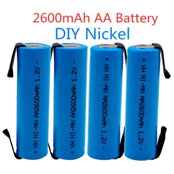 10PCS AA Rechargeable Battery 1.2V 2600mah AA NiMH Battery with Solder Pins DIY Electric Razor toothbrush Toys
10PCS AA Rechargeable Battery 1.2V 2600mah AA NiMH Battery with Solder Pins DIY Electric Razor toothbrush Toys
