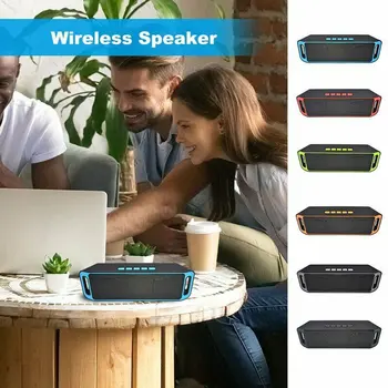Portable Wireless Speaker Support FM Automatic Search TF Card Cycle Charge 3.5mm Input Terminals Hands-free Calls
Portable Wireless Speaker Support FM Automatic Search TF Card Cycle Charge 3.5mm Input Terminals Hands-free Calls