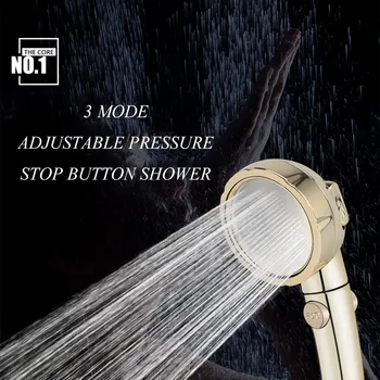 High Pressure douchekop Amazing Shower Head 3 Mode Rotating Adjustable Pressure Stop Button душ экономия воды
High Pressure douchekop Amazing Shower Head 3 Mode Rotating Adjustable Pressure Stop Button душ экономия воды