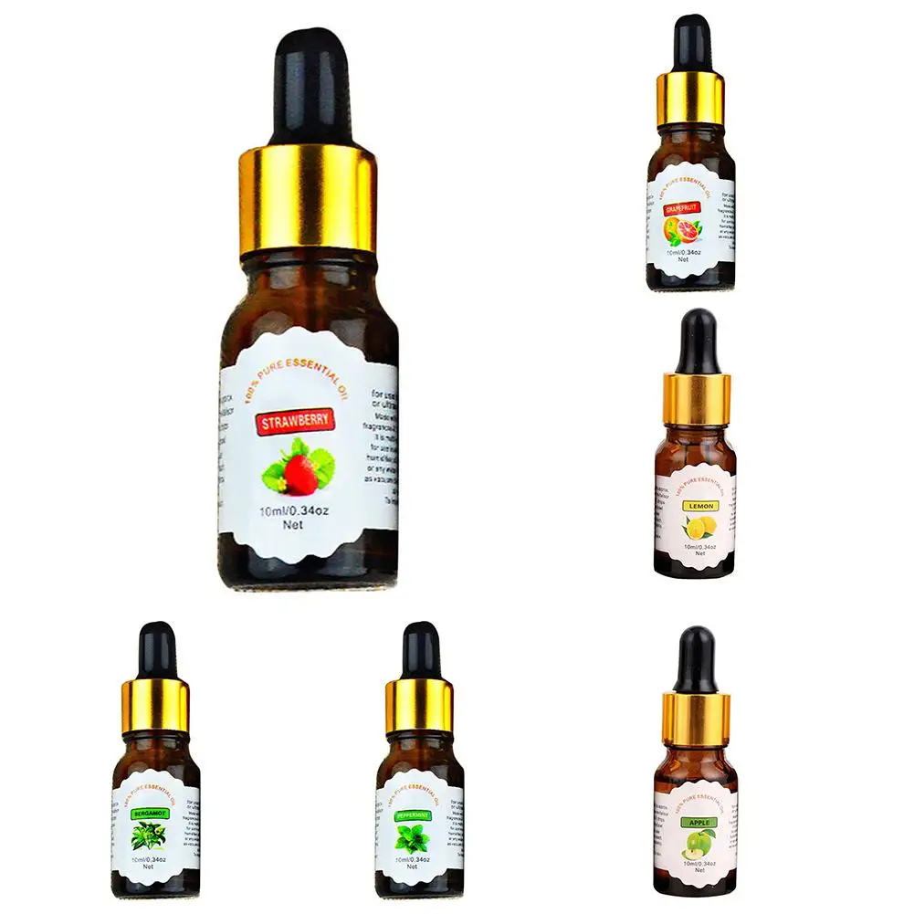 Essential Oils 100% Pure Aroma Diffuser Air Humidifier Aromatherapy Diffuser Water-soluble Oil Fragrance 10ml/Bottle
Essential Oils 100% Pure Aroma Diffuser Air Humidifier Aromatherapy Diffuser Water-soluble Oil Fragrance 10ml/Bottle