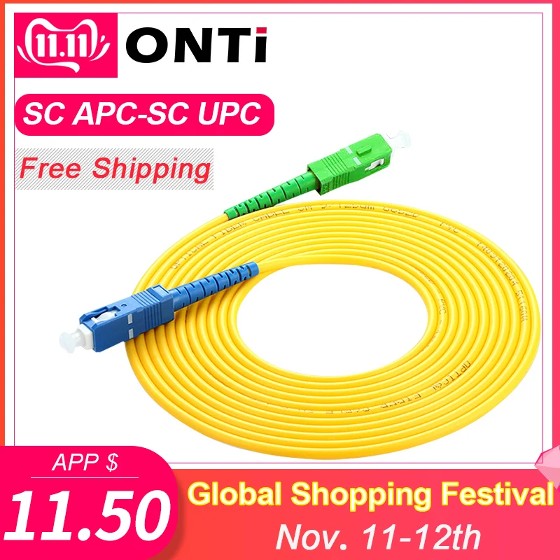 10 Pcs SC APC to SC UPC Simplex 2.0mm 3.0mm PVC Single Mode Fiber Patch Cable jumper fiber patch cord fibra optica
10 Pcs SC APC to SC UPC Simplex 2.0mm 3.0mm PVC Single Mode Fiber Patch Cable jumper fiber patch cord fibra optica
