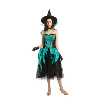 Halloween witch costume adult cosplay black ghost ghost bride masquerade witch snake female chef
Halloween witch costume adult cosplay black ghost ghost bride masquerade witch snake female chef