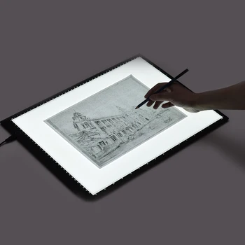 A3 LED Light Box Pad Tracer Graphic Tablet Tracing Drawing Board Copyboard Stepless Dimming with USB Cable
A3 LED Light Box Pad Tracer Graphic Tablet Tracing Drawing Board Copyboard Stepless Dimming with USB Cable