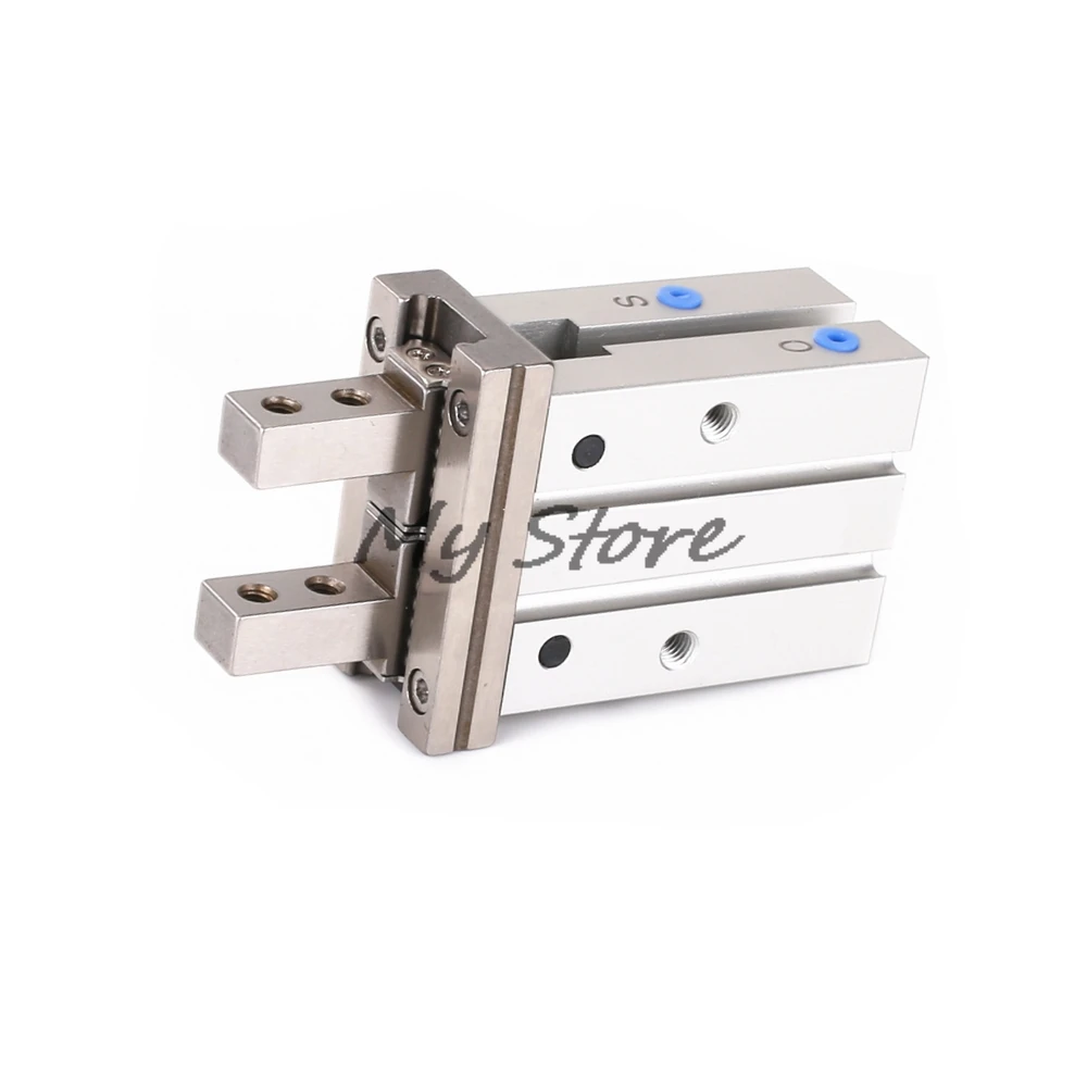 1Pcs 6/10/16/20/25/32/40MM Bore SMC Type Parallel Style Air Gripper Cylinder Pneumatic Mini MHZ2-6 10 16 20 25 32 40D | Обустройство