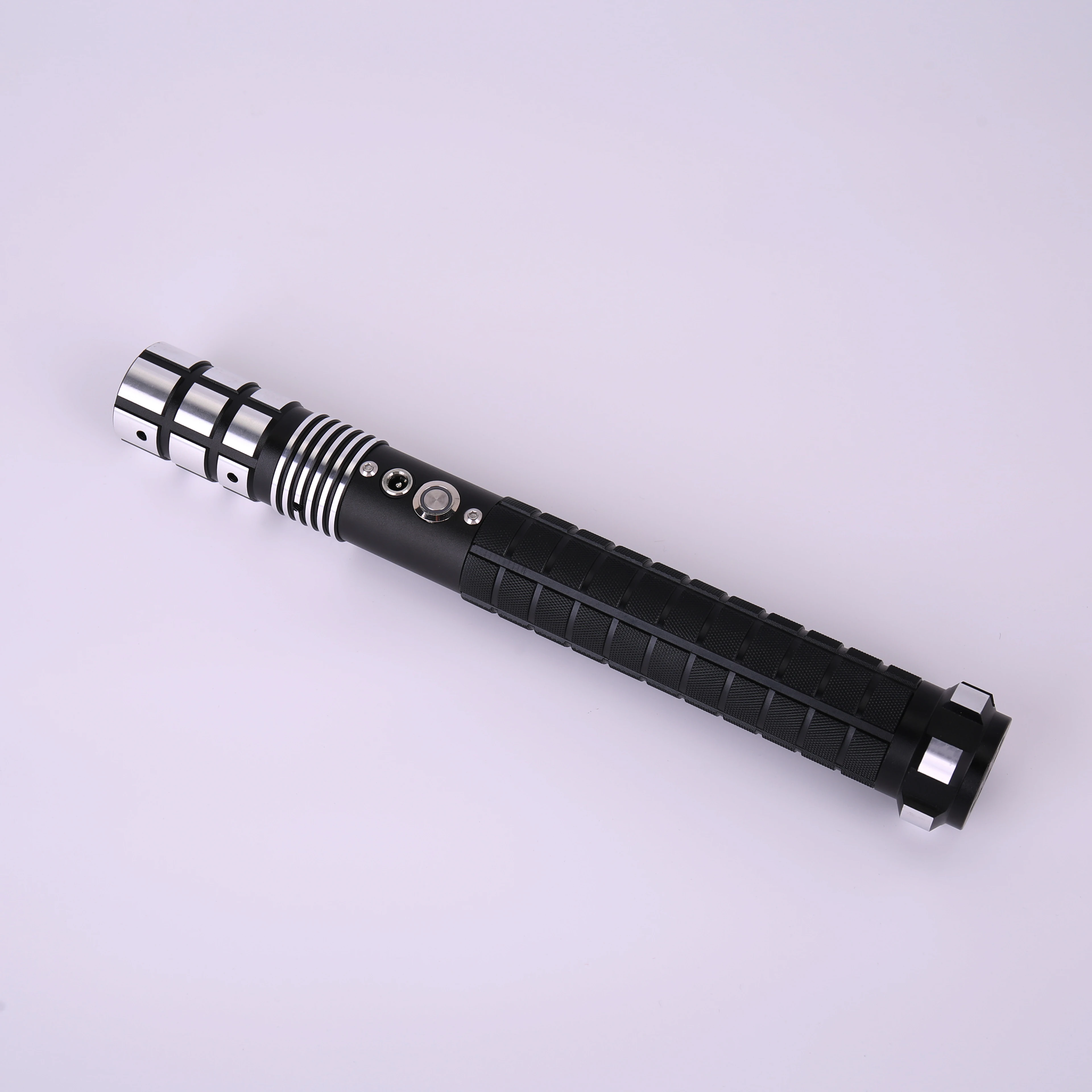 TXQSABER Heavy Dueling Saber with 1 inch Blade, Baselit RGB lighsaber, Blaster Lock up Swing Sound Color Change-TS020
TXQSABER Heavy Dueling Saber with 1 inch Blade, Baselit RGB lighsaber, Blaster Lock up Swing Sound Color Change-TS020