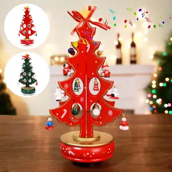 Classic Music Box Wooden Clockwork Design Christmas Tree With Pendants Miniature Handmade Music Box For Birthday Valentines Gift 
Classic Music Box Wooden Clockwork Design Christmas Tree With Pendants Miniature Handmade Music Box For Birthday Valentines Gift