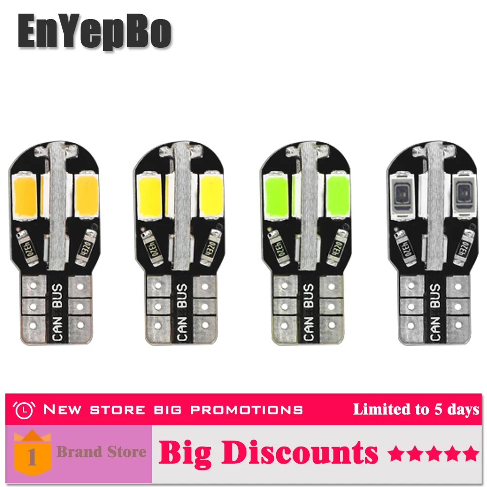 2x W5W T10 LED CanBus Bulb 5730 SMD 194 168 Car Interior Lights Auto Reading Signal Lamp White Crystal Blue 12v Door lamp
2x W5W T10 LED CanBus Bulb 5730 SMD 194 168 Car Interior Lights Auto Reading Signal Lamp White Crystal Blue 12v Door lamp