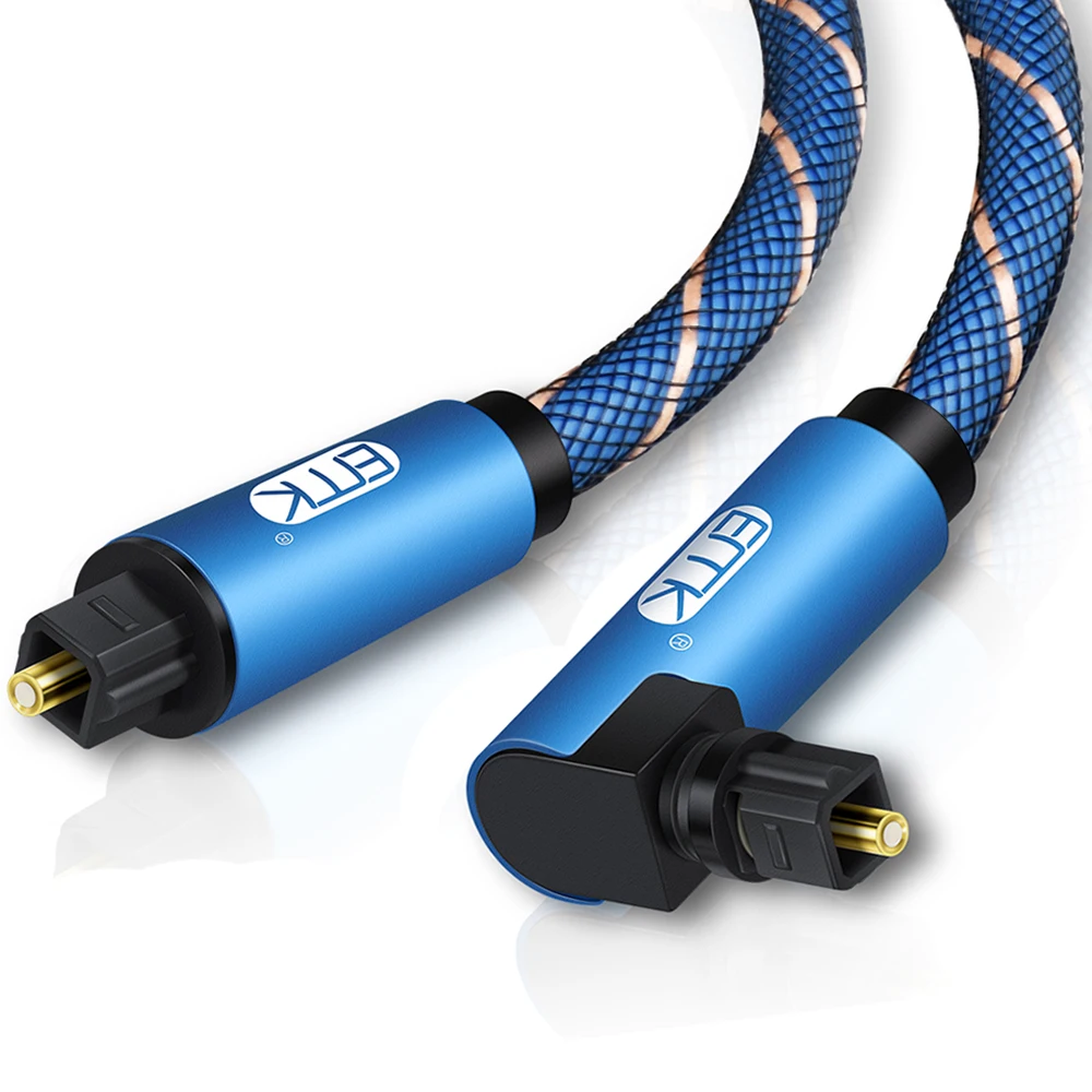 90 Degree Digital Optical Audio Cable Right Angle Toslink SPDIF Cable for Blu-ray Player Xbox Soundbar Fiber Cable
90 Degree Digital Optical Audio Cable Right Angle Toslink SPDIF Cable for Blu-ray Player Xbox Soundbar Fiber Cable