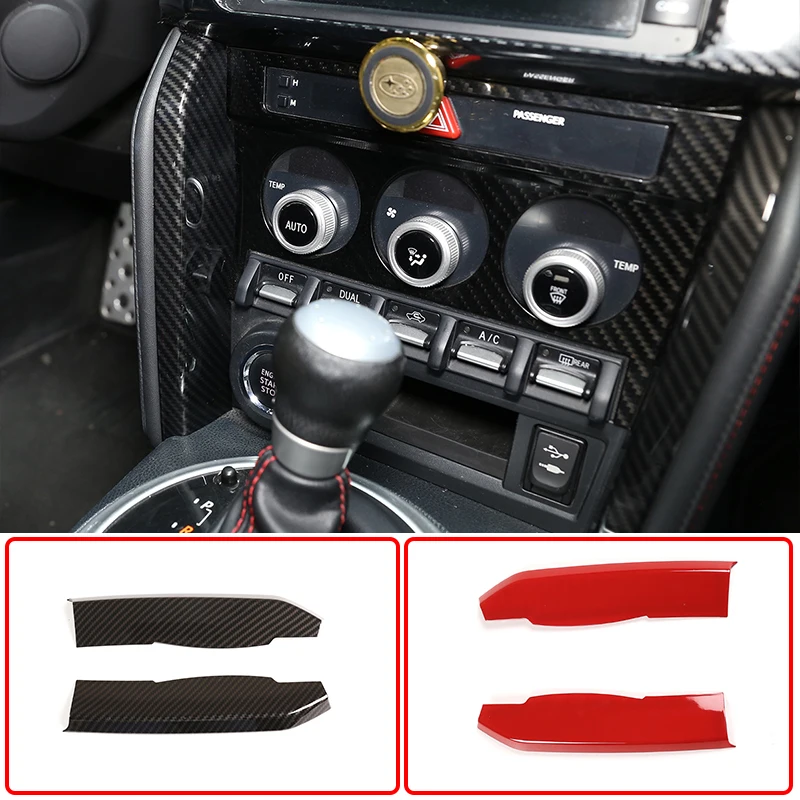 ABS Carbon Fiber/Red Interior Car Center Console Side Decorative Strip Stickers For Toyota 86/Subaru BRZ 2012-20 Car Accessories
ABS Carbon Fiber/Red Interior Car Center Console Side Decorative Strip Stickers For Toyota 86/Subaru BRZ 2012-20 Car Accessories