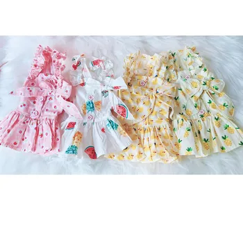 Fruit Print Girl Dog Dress Summer Sling Pet Clothes Bowknot Skirt For Puppy Cat Clothing Vest Dresses Cool Outfit For Small Dogs
Fruit Print Girl Dog Dress Summer Sling Pet Clothes Bowknot Skirt For Puppy Cat Clothing Vest Dresses Cool Outfit For Small Dogs