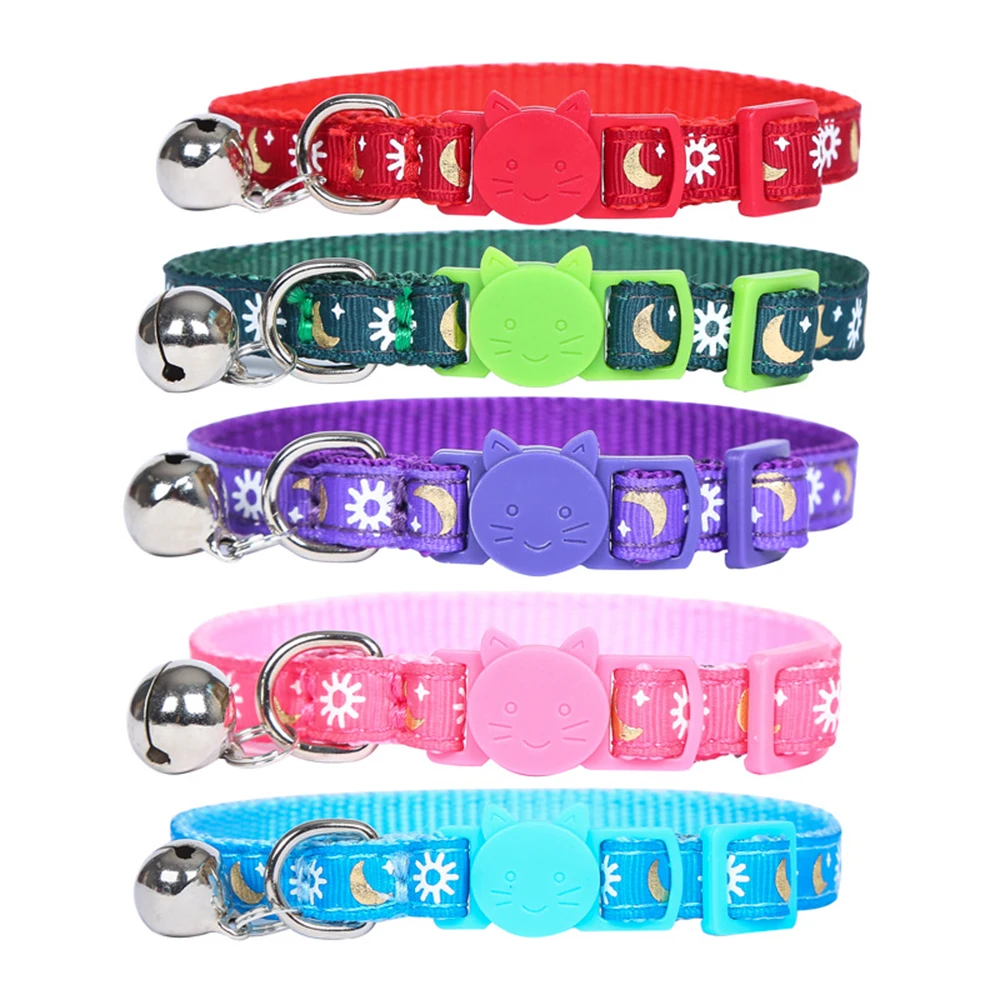 Breakaway Cat Collars with Bell Glowing Sun and Star in The Dark for Kitten with Pendant Safety Nylon Collars for Cats Kitty
Breakaway Cat Collars with Bell Glowing Sun and Star in The Dark for Kitten with Pendant Safety Nylon Collars for Cats Kitty