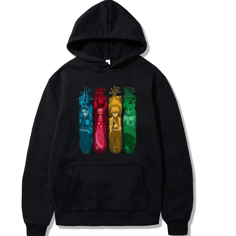 Demon Slayer Hoodie Anime Elements Long Sleeve Winter Cotton Pullovers Tops Unisex Clothes 
Demon Slayer Hoodie Anime Elements Long Sleeve Winter Cotton Pullovers Tops Unisex Clothes