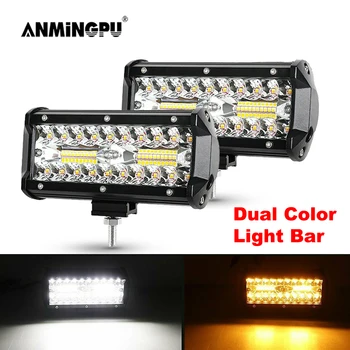 ANMINGPU 4" 7" Off Road LED Light Bar 12V 24V Yellow White Spot Flood LED Work Light Bar for Off Road Truck Tractor Boat 4x4 ATV
ANMINGPU 4" 7" Off Road LED Light Bar 12V 24V Yellow White Spot Flood LED Work Light Bar for Off Road Truck Tractor Boat 4x4 ATV