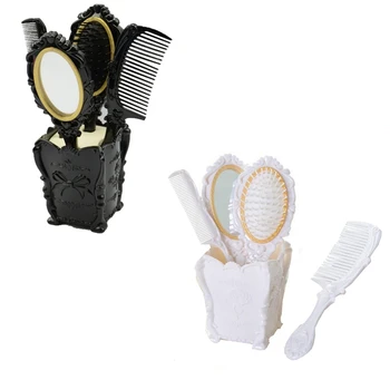 4Pcs/Set Hair Brushes Comb Set with Mirror Wet/Dry Curly Styling Tool
4Pcs/Set Hair Brushes Comb Set with Mirror Wet/Dry Curly Styling Tool
