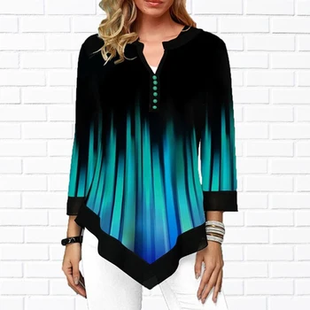 Spring Autumn Women Blouses Patchwork Loose Casual 3D Button V-neck Girl Long Sleeve Shirt Top Blouse Button Female Clothing
Spring Autumn Women Blouses Patchwork Loose Casual 3D Button V-neck Girl Long Sleeve Shirt Top Blouse Button Female Clothing