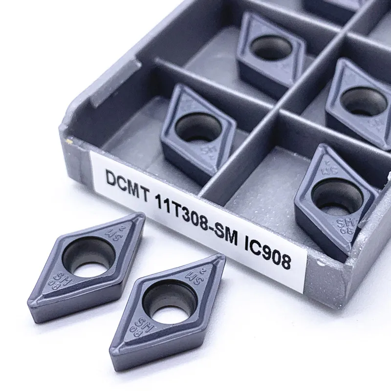 DCMT11T308-SM IC907/IC908 High Quality Internal Turning Tool Carbide Insert For Stainless Steel
DCMT11T308-SM IC907/IC908 High Quality Internal Turning Tool Carbide Insert For Stainless Steel
