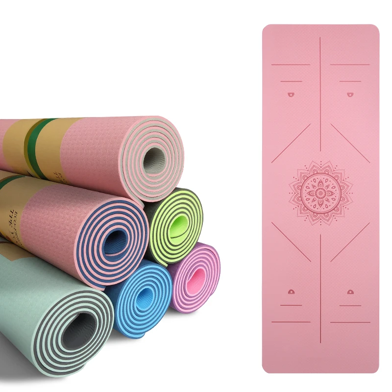 1830*610*6mm TPE Yoga Mat Line Widened Thickened Lengthened Environmental Beginner Protection Non Slip Women Gym Fitness Mat
1830*610*6mm TPE Yoga Mat Line Widened Thickened Lengthened Environmental Beginner Protection Non Slip Women Gym Fitness Mat