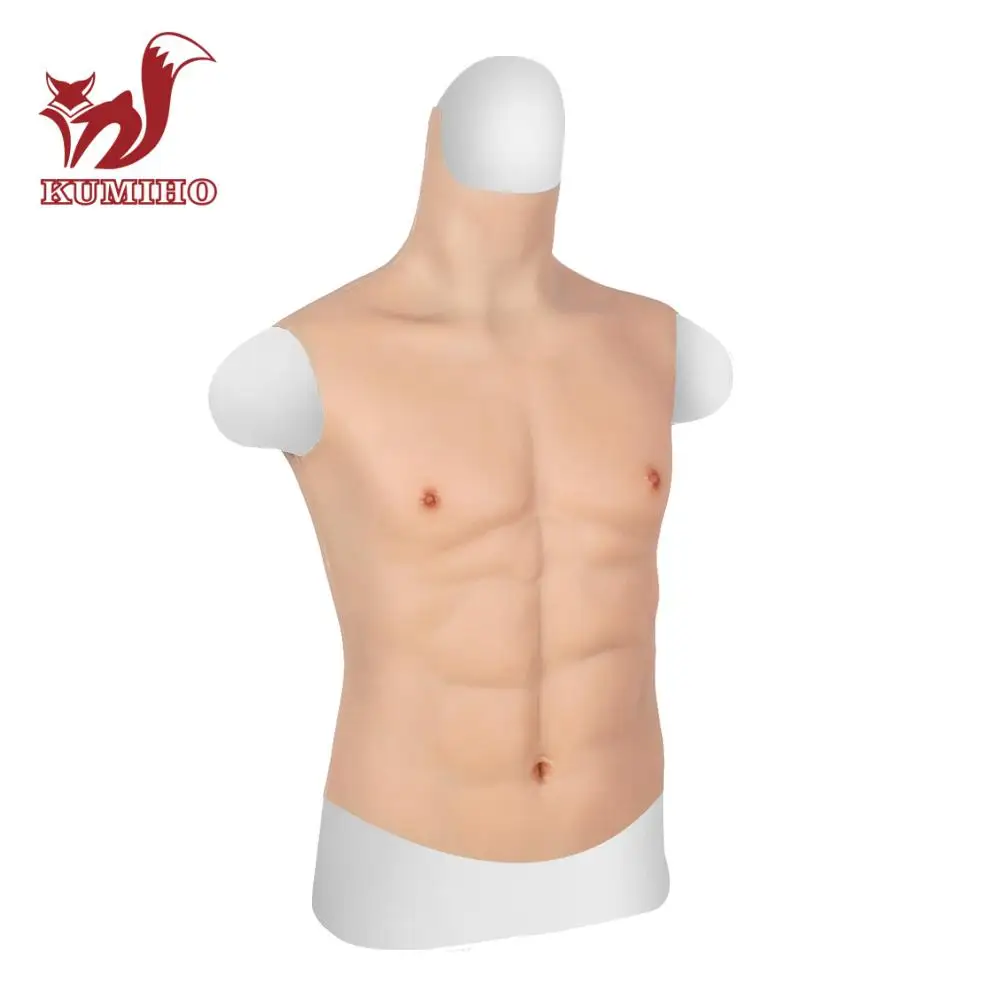 KUMIHO Realistic Silicone Men's muscle suit High Collar Fake Chest Man Artificial Simulation Muscles Version for Crossdresser
KUMIHO Realistic Silicone Men's muscle suit High Collar Fake Chest Man Artificial Simulation Muscles Version for Crossdresser