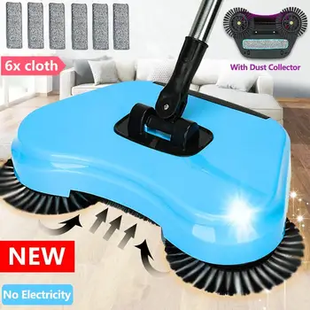 Hand Push Sweeper Mop Stainless Steel Sweeping Machine Push Type Hand Push Magic Broom Dustpan Handle Household Cleaning Tool
Hand Push Sweeper Mop Stainless Steel Sweeping Machine Push Type Hand Push Magic Broom Dustpan Handle Household Cleaning Tool