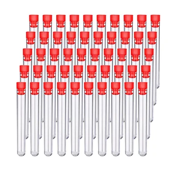 50Pcs Clear Plastic Test Tubes with Red Screw Caps Sample Containers Bottles Push Caps 150 x 16mm
50Pcs Clear Plastic Test Tubes with Red Screw Caps Sample Containers Bottles Push Caps 150 x 16mm