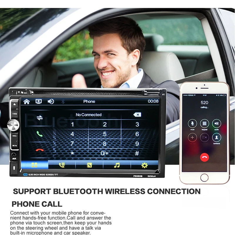 Android Radio Bluetooth GPS Navigation WIFI Stereo Video 6.95 inch Universal in Car Multimedia Player 6.95Inch Car DVD Player
Android Radio Bluetooth GPS Navigation WIFI Stereo Video 6.95 inch Universal in Car Multimedia Player 6.95Inch Car DVD Player