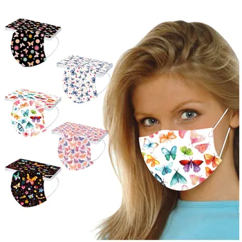 Mascarilla desechable Disposable маски Fast delivery Máscara Unisex Printed Butterfly Soft For Adults 3-Layer Headband Masks
Mascarilla desechable Disposable маски Fast delivery Máscara Unisex Printed Butterfly Soft For Adults 3-Layer Headband Masks