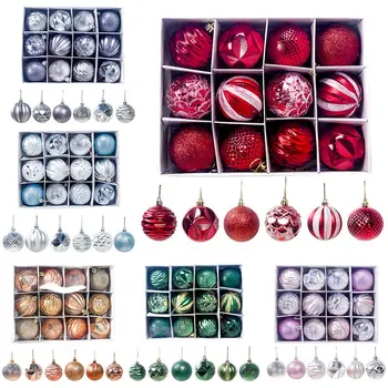 12pcs/lot 6cm Colorful Christmas Ball Tree Pendant Bauble Hanging Ornament Xmas Birthday Party Decoration Home Decor
12pcs/lot 6cm Colorful Christmas Ball Tree Pendant Bauble Hanging Ornament Xmas Birthday Party Decoration Home Decor