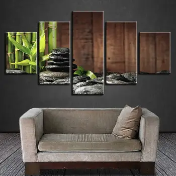 5 Pieces Stone Bamboo Canvas Paintings Hd Printed Artworks Modular Pictures Modern Poster Unframed 
5 Pieces Stone Bamboo Canvas Paintings Hd Printed Artworks Modular Pictures Modern Poster Unframed