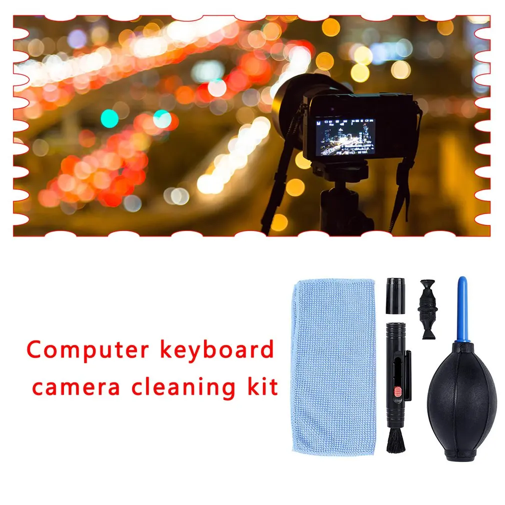 Camera Cleaning Set Cleaning Pen + Air Blow + Cloth Cleaning Tool Cleaning Kit Digital Camera Cleaning Kit Set
Camera Cleaning Set Cleaning Pen + Air Blow + Cloth Cleaning Tool Cleaning Kit Digital Camera Cleaning Kit Set