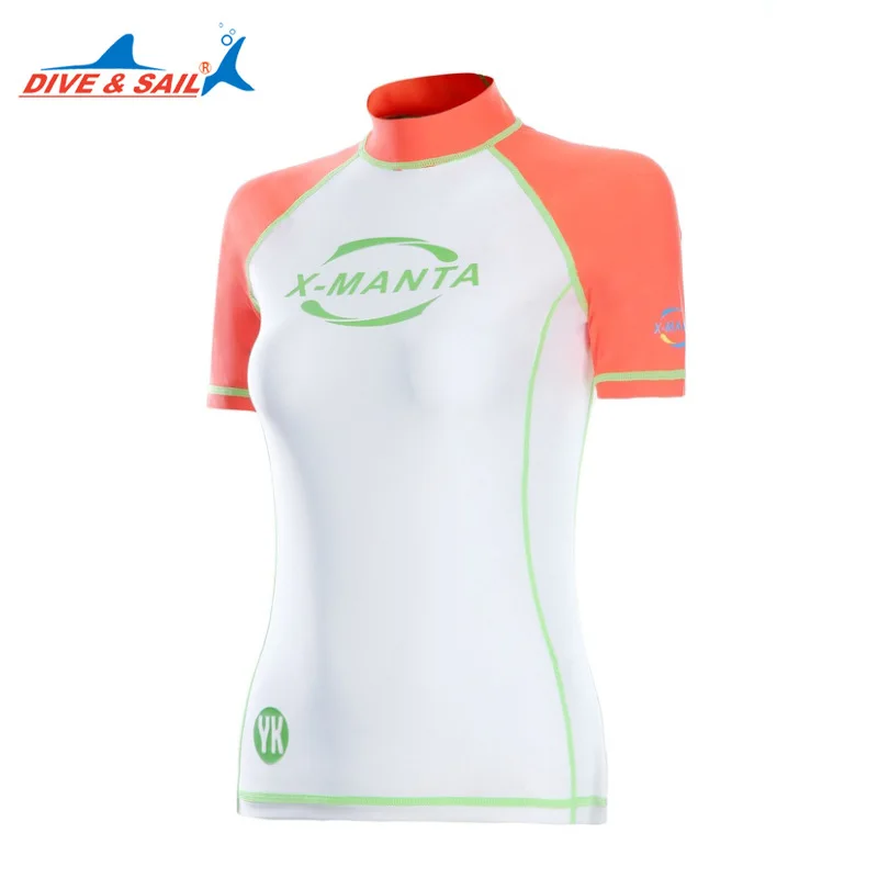 Women's Short Sleeve Rashguard Shirt Lycra UPF 50+ Anti-UV Rash Guards Snorkeling Diving Swimwear Surfing Water Sports Clothes
Women's Short Sleeve Rashguard Shirt Lycra UPF 50+ Anti-UV Rash Guards Snorkeling Diving Swimwear Surfing Water Sports Clothes