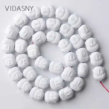 Natural Stone Beads White Buddha Head Nanotech Rubber Hematite Minerals Beads For Jewelry Making 10*9mm Diy Bracelets 15''Strand
Natural Stone Beads White Buddha Head Nanotech Rubber Hematite Minerals Beads For Jewelry Making 10*9mm Diy Bracelets 15''Strand