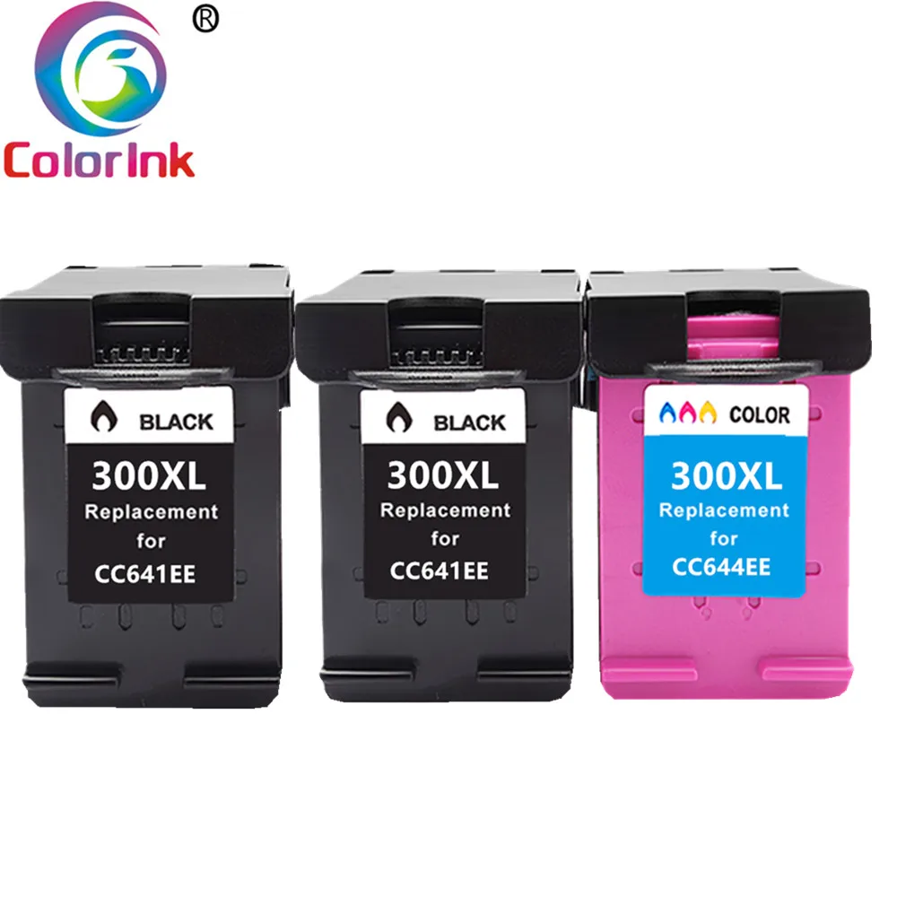 Картридж для принтера hp 300 XL hp300 Deskjet D1660 D2500 D2560 D2660 D5560 F2420 F2480 F2492|Чернильные