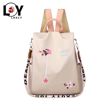 Embroidered Leather Belt Anti-theft Travel Backpack Waterproof Oxford Textile Women Backpack High Capacity Luxury Backpack Purse
Embroidered Leather Belt Anti-theft Travel Backpack Waterproof Oxford Textile Women Backpack High Capacity Luxury Backpack Purse
