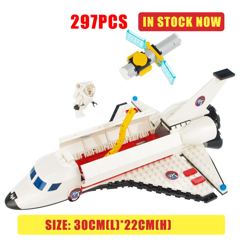 City Spaceport Spaceship Space Shuttle Rocket Building Blocks Explorer GUDI 8814 Technic Bricks Educational Toys Children 297pcs
City Spaceport Spaceship Space Shuttle Rocket Building Blocks Explorer GUDI 8814 Technic Bricks Educational Toys Children 297pcs
