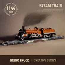 MOC German Steam Train Railway Building Block City Retro History Train Toys Creative Constructor Brick Children Toys Xmas Gift
MOC German Steam Train Railway Building Block City Retro History Train Toys Creative Constructor Brick Children Toys Xmas Gift