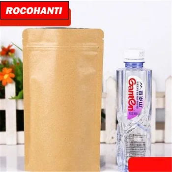 100PCS Custom Logo Printed Stand-up Food Pouch Kraft Zip Lock Zipper Foil Lined Food Bag
100PCS Custom Logo Printed Stand-up Food Pouch Kraft Zip Lock Zipper Foil Lined Food Bag