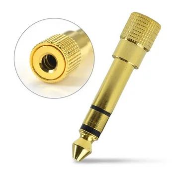 6.5MM Male to 3.5MM Female Jack Plug Audio Headset Microphone Guitar Recording Adapter 6.5 3.5 Converter Aux Cable Gold Plated
6.5MM Male to 3.5MM Female Jack Plug Audio Headset Microphone Guitar Recording Adapter 6.5 3.5 Converter Aux Cable Gold Plated