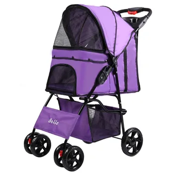 Quick Folding Pet Stroller with Safety Rope Oxford Cloth+mesh Portable Pet Carrier 4 wheels Trolley with Rain Cover Dotomy
Quick Folding Pet Stroller with Safety Rope Oxford Cloth+mesh Portable Pet Carrier 4 wheels Trolley with Rain Cover Dotomy