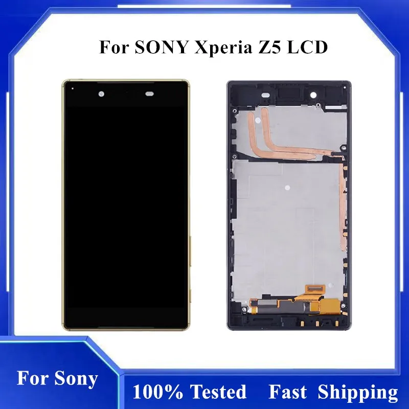 ЖК-экран 5 2 дюйма для Sony Z5 E6653 E6603 E6633 E6683 сенсорный SONY Xperia ЖК-дисплей с дигитайзером