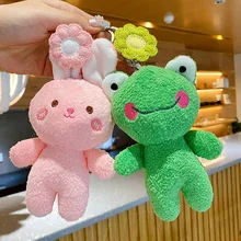 Creative Cute Plush Spring Bear Rabbit Key Chain Pendant Cartoon Frog Chicken Animal Toy Doll Keyring Girl Bag Charm Keyfob Gift
Creative Cute Plush Spring Bear Rabbit Key Chain Pendant Cartoon Frog Chicken Animal Toy Doll Keyring Girl Bag Charm Keyfob Gift