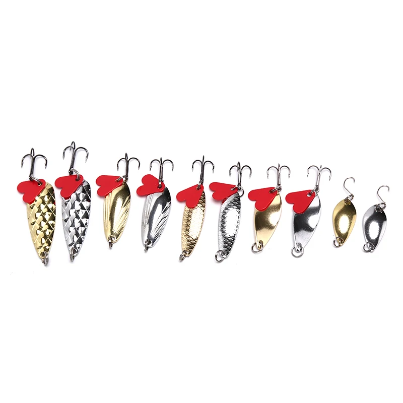10pcs Fishing Lures Sequin Spoon Wobbers Baits Sequin Spoon Baits Hand Spinner Crankbaits Fly Fishing Tackle
10pcs Fishing Lures Sequin Spoon Wobbers Baits Sequin Spoon Baits Hand Spinner Crankbaits Fly Fishing Tackle