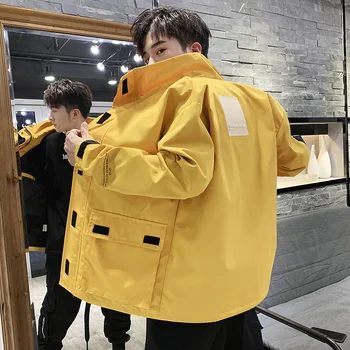 AreMoMuWha 2019 New Spring Men's Jacket Spring and Autumn Tooling Korean Version of The Trend Casual Jacket Windbreakers QX746
AreMoMuWha 2019 New Spring Men's Jacket Spring and Autumn Tooling Korean Version of The Trend Casual Jacket Windbreakers QX746