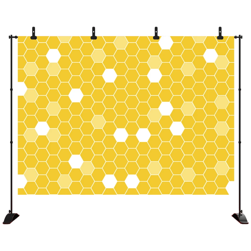 Hexagonal Pattern Honeycomb Beehive Simplistic Geometrical Birthday Party Cake Table Banner Photography background
Hexagonal Pattern Honeycomb Beehive Simplistic Geometrical Birthday Party Cake Table Banner Photography background