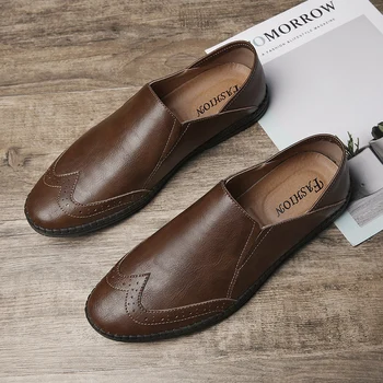 2020 Comfortable Leather Men Shoes Casual Luxury Loafers Moccasins Male Breathable Light Footwear High Quality Driving Shoes
2020 Comfortable Leather Men Shoes Casual Luxury Loafers Moccasins Male Breathable Light Footwear High Quality Driving Shoes