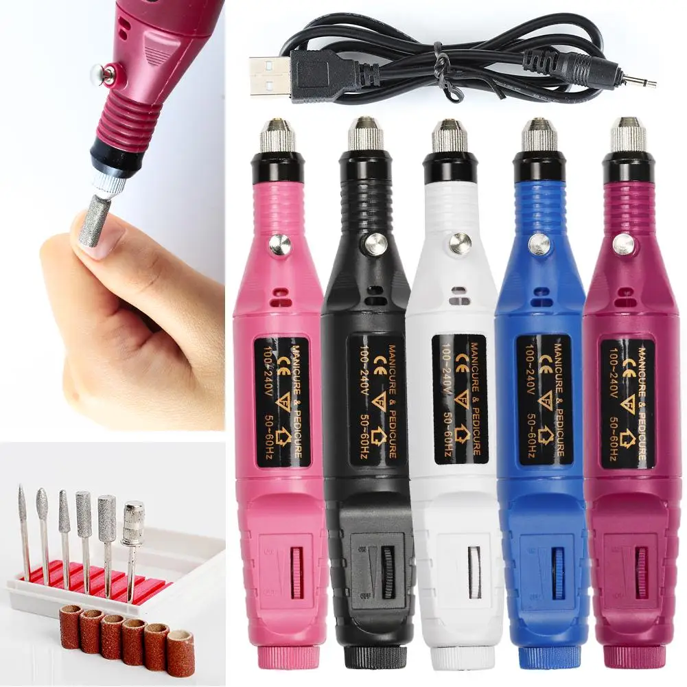 1set 6bits Power Drill Professional Manicure Machine Nail Electric Drill Pen Pedicure File Polish Machine Electric Nail File
1set 6bits Power Drill Professional Manicure Machine Nail Electric Drill Pen Pedicure File Polish Machine Electric Nail File