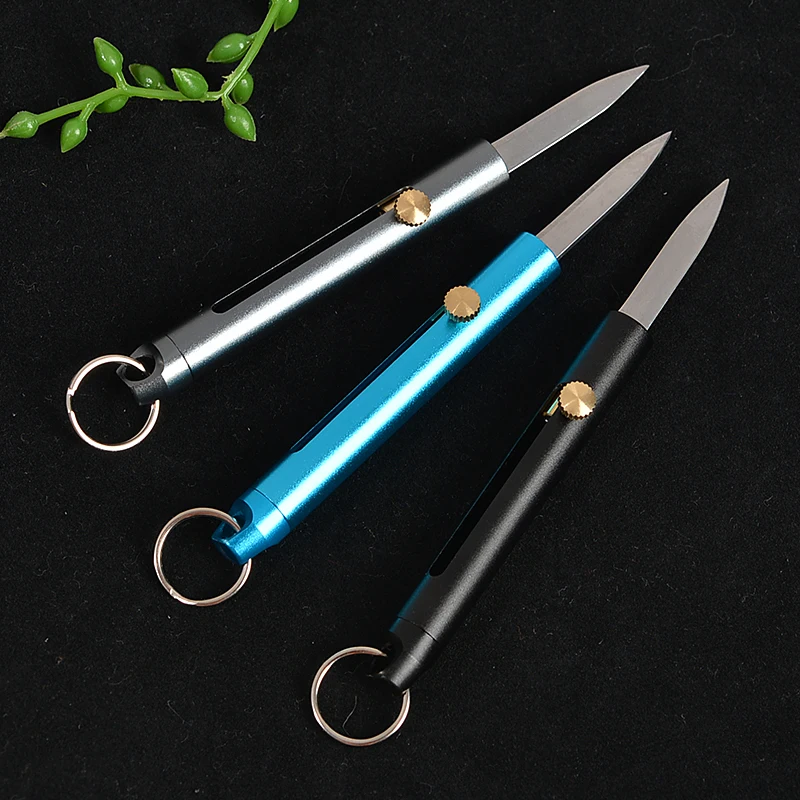 Mini Aluminum Alloy Spring Knife Multi Function Outdoor Portable Self-defense Tool Carry EDC Detachable Open Express Knife
Mini Aluminum Alloy Spring Knife Multi Function Outdoor Portable Self-defense Tool Carry EDC Detachable Open Express Knife