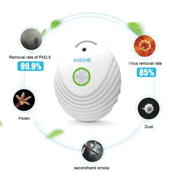 Family Personal Wearable Air Purifier Necklace Mini Portable Air Freshener Ionizer Negative Ion Generator Low Noise Air Purifier
Family Personal Wearable Air Purifier Necklace Mini Portable Air Freshener Ionizer Negative Ion Generator Low Noise Air Purifier